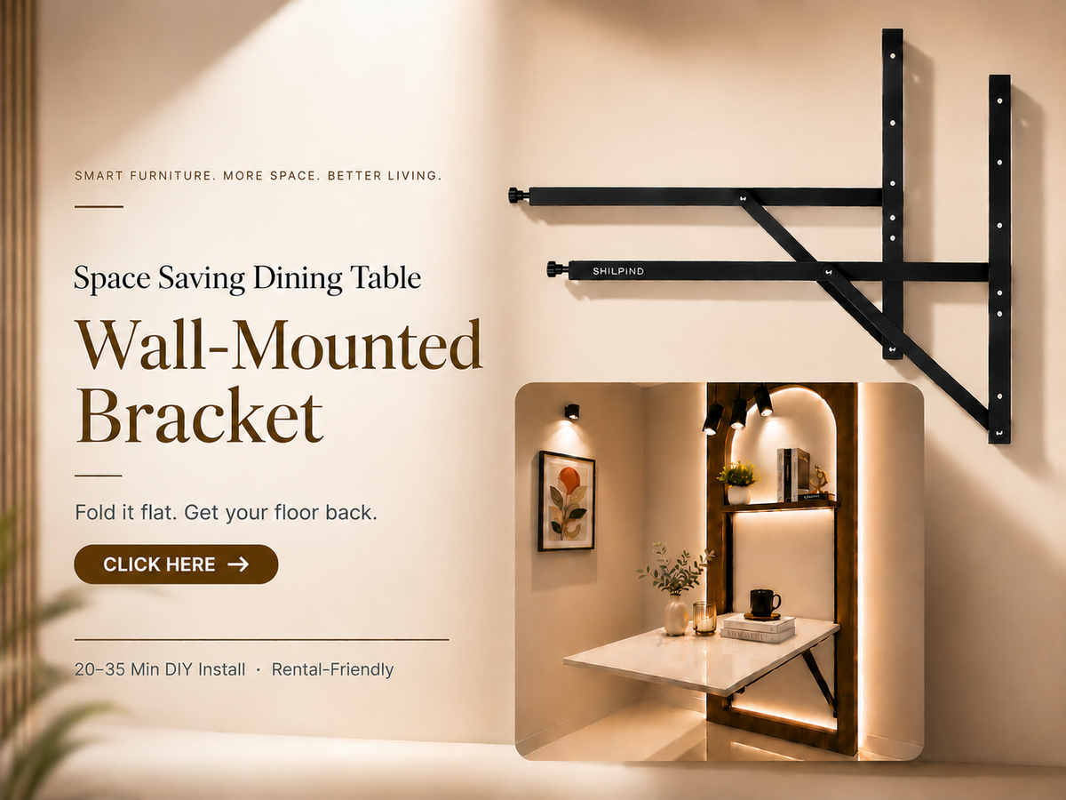 Space Saving Dining Table: Why a Wall-Mounted Bracket Beats a Regular Table