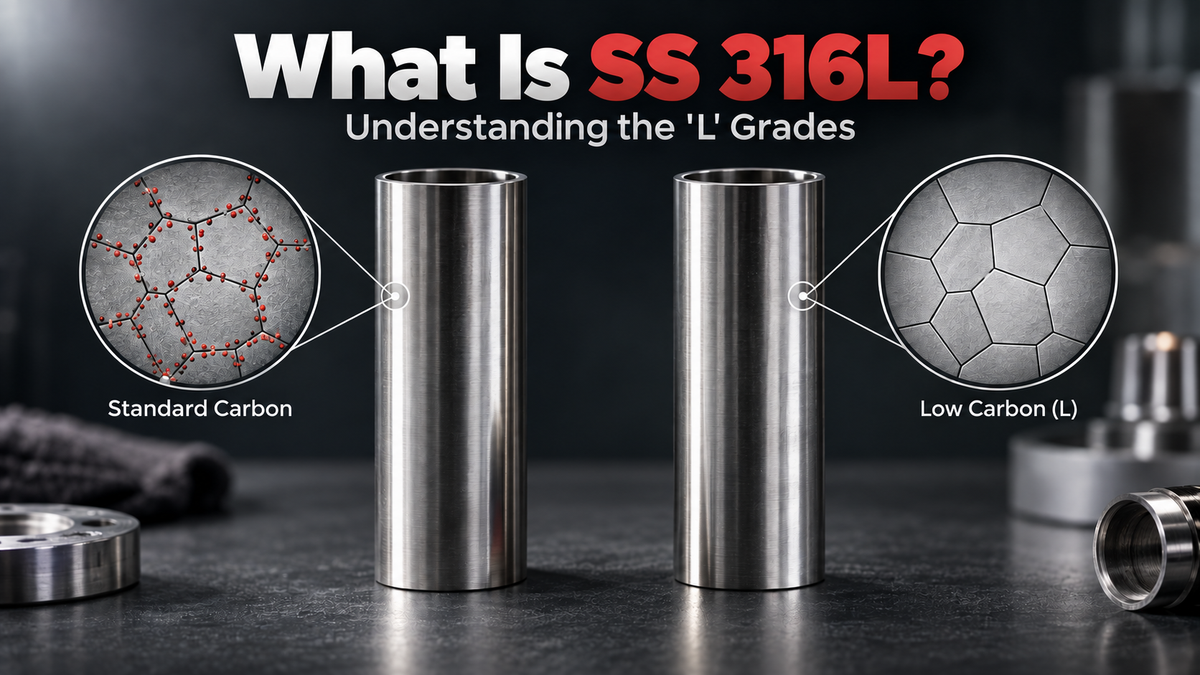 Comparing standard SS 316 and low-carbon SS 316L stainless steel with MOLY testing liquid