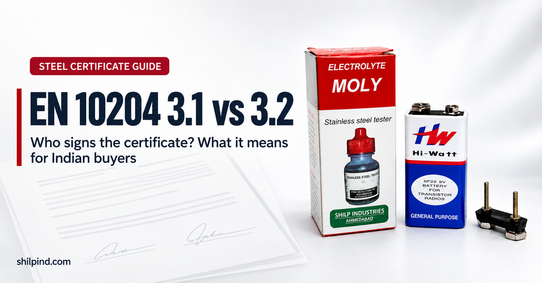 EN 10204 3.1 vs 3.2: Who Signs the Certificate and What It Means for Indian Buyers
