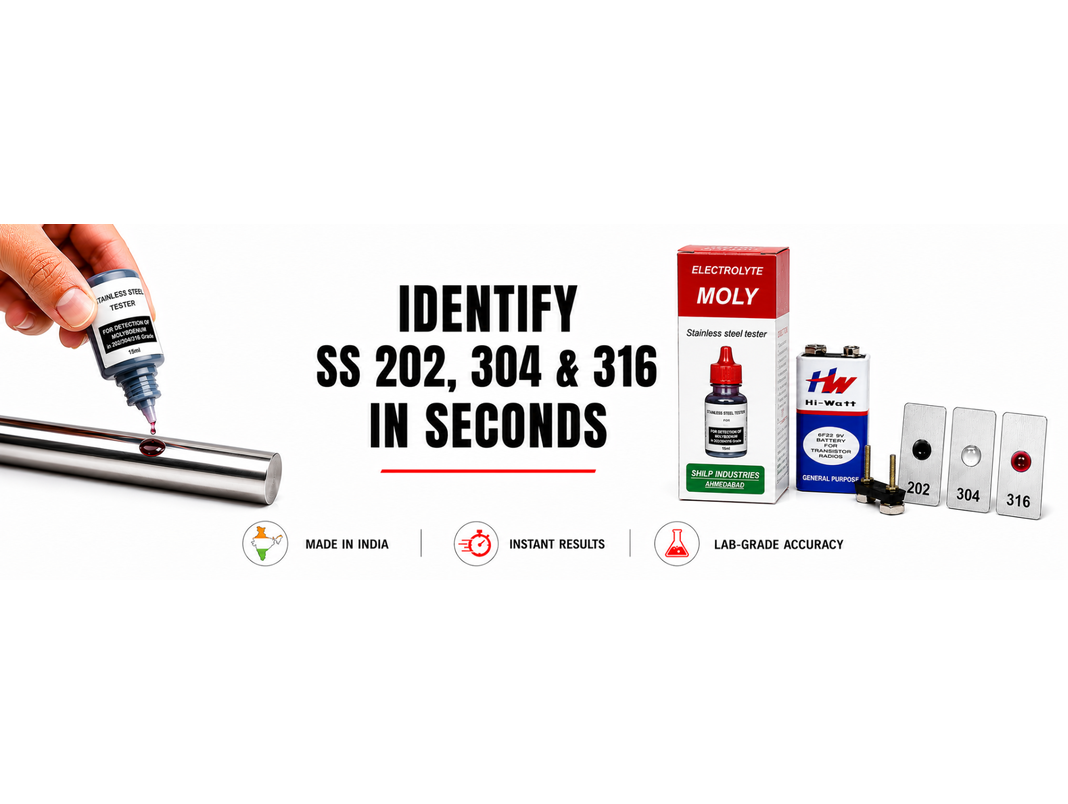 Stainless Steel Testing Liquid: Complete Guide to Verify SS 202, 304 & 316 at Home