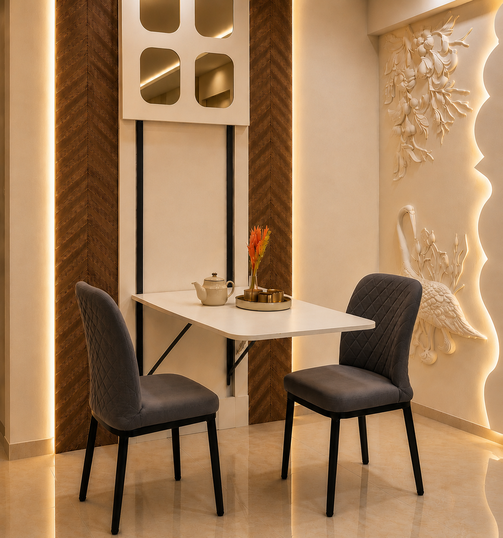 Wall mounted folding table bracket packaging